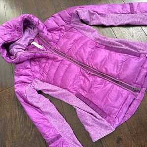 Lululemon Athletica Purple Quilted Jacket
